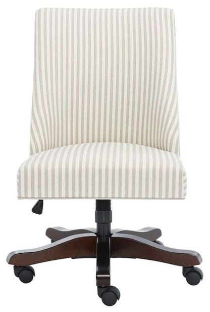 Safavieh - Scarlet Desk Chair - Beige Stripe  - MCR1028C veiw 1