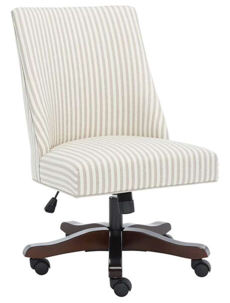 Safavieh - Scarlet Desk Chair - Beige Stripe  - MCR1028C veiw 3