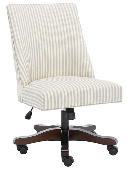 Safavieh - Scarlet Desk Chair - Beige Stripe  - MCR1028C veiw 3