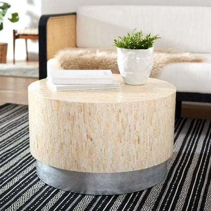 Safavieh - Scarlett Round Coffee Table - Natural - COF1800A veiw 2