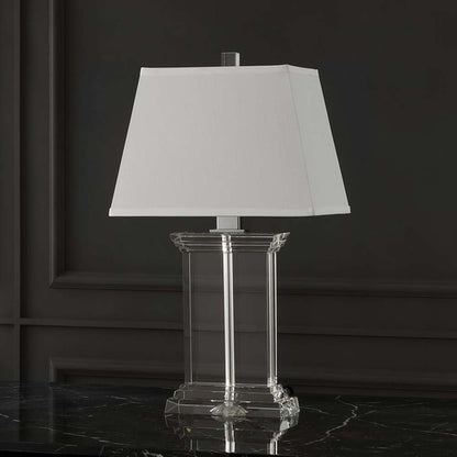 Safavieh - Couture - Schmidt Crystal Table Lamp - Clear - Chrome - CTL1032A veiw 1