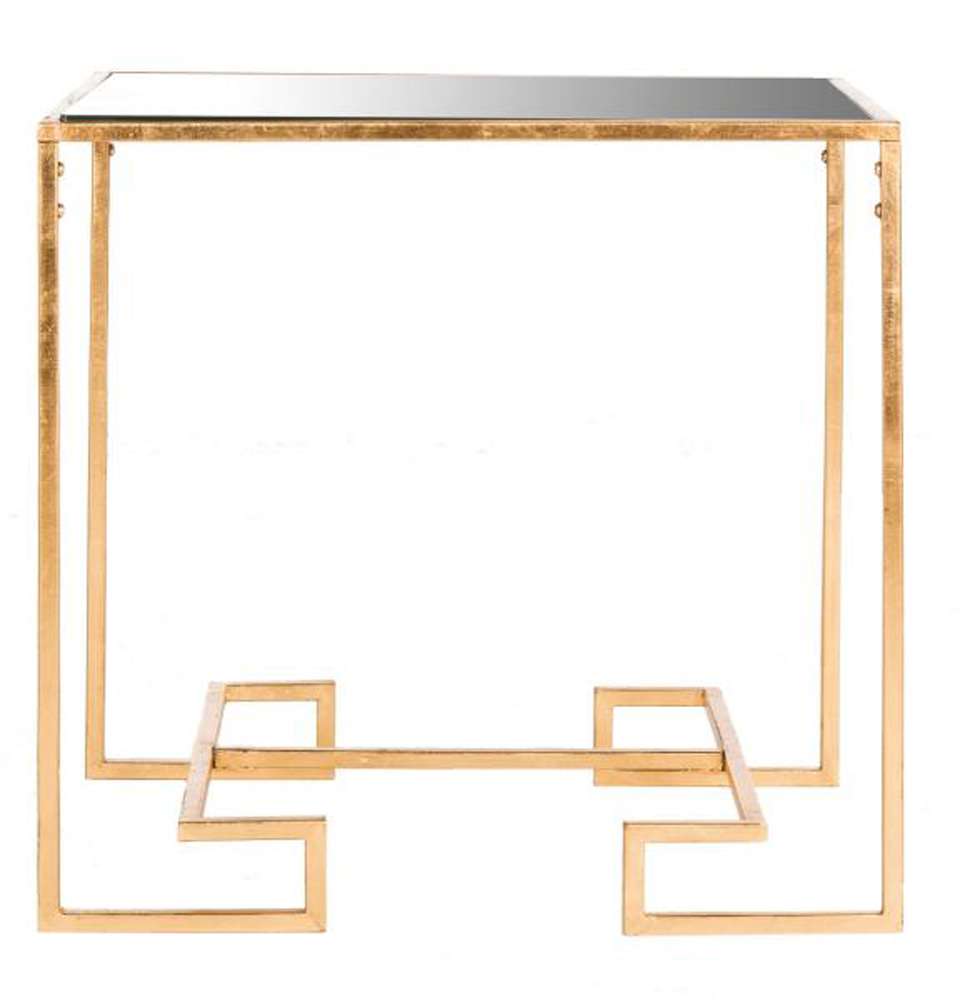 Safavieh - Seamus Accent Table - Gold - Mirror - FOX2583A veiw 1