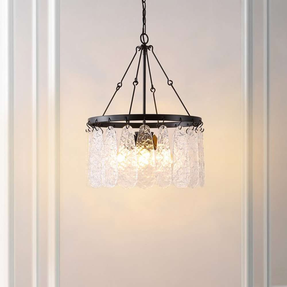 Safavieh - Selene 4Lt 20in Chandelier - Black - Clear - CHA4056A veiw 2