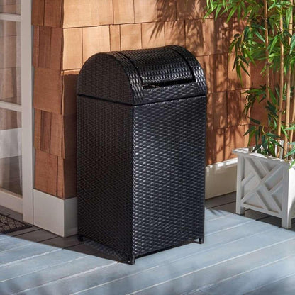 Safavieh - Serapis Trash Bin - Black - PAT7511A veiw 2