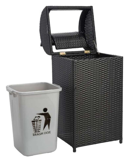 Safavieh - Serapis Trash Bin - Black - PAT7511A veiw 4