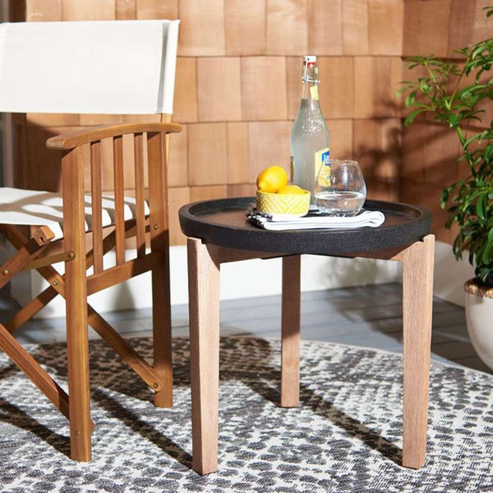 Safavieh - Serka Side Table - Black - PAT1510A veiw 2