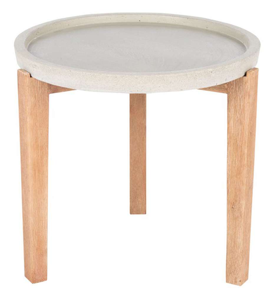 Safavieh - Serka Side Table - Light Grey - PAT1510B veiw 1