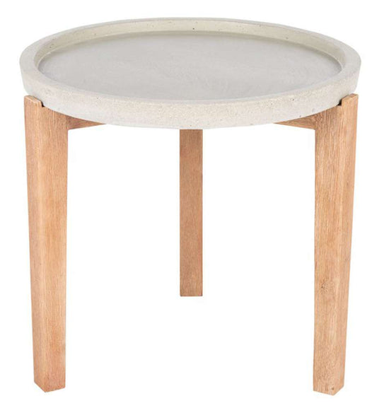 Safavieh - Serka Side Table - Light Grey - PAT1510B veiw 1