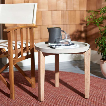 Safavieh - Serka Side Table - Light Grey - PAT1510B veiw 2