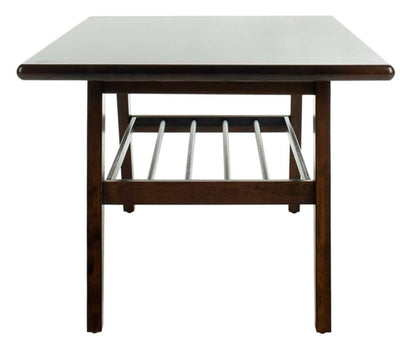 Safavieh - Seth 2 Tier Coffee Table - Walnut - Black - COF6401A veiw 3