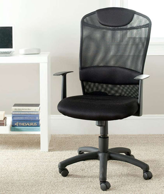 Safavieh - Shane Desk Chair - Black - FOX8504A veiw 2
