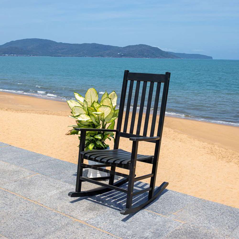Safavieh - Shasta Rocking Chair - Black - PAT7002D veiw 2
