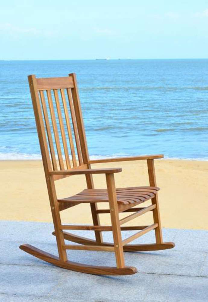 Safavieh - Shasta Rocking Chair - Teak - PAT7002A veiw 3