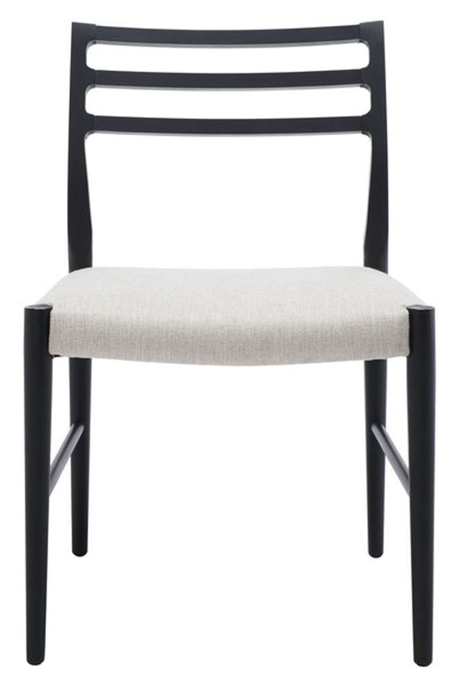 Safavieh - Couture - Shaylyn Dining Chair - Taupe - Black - SFV5026A veiw 1