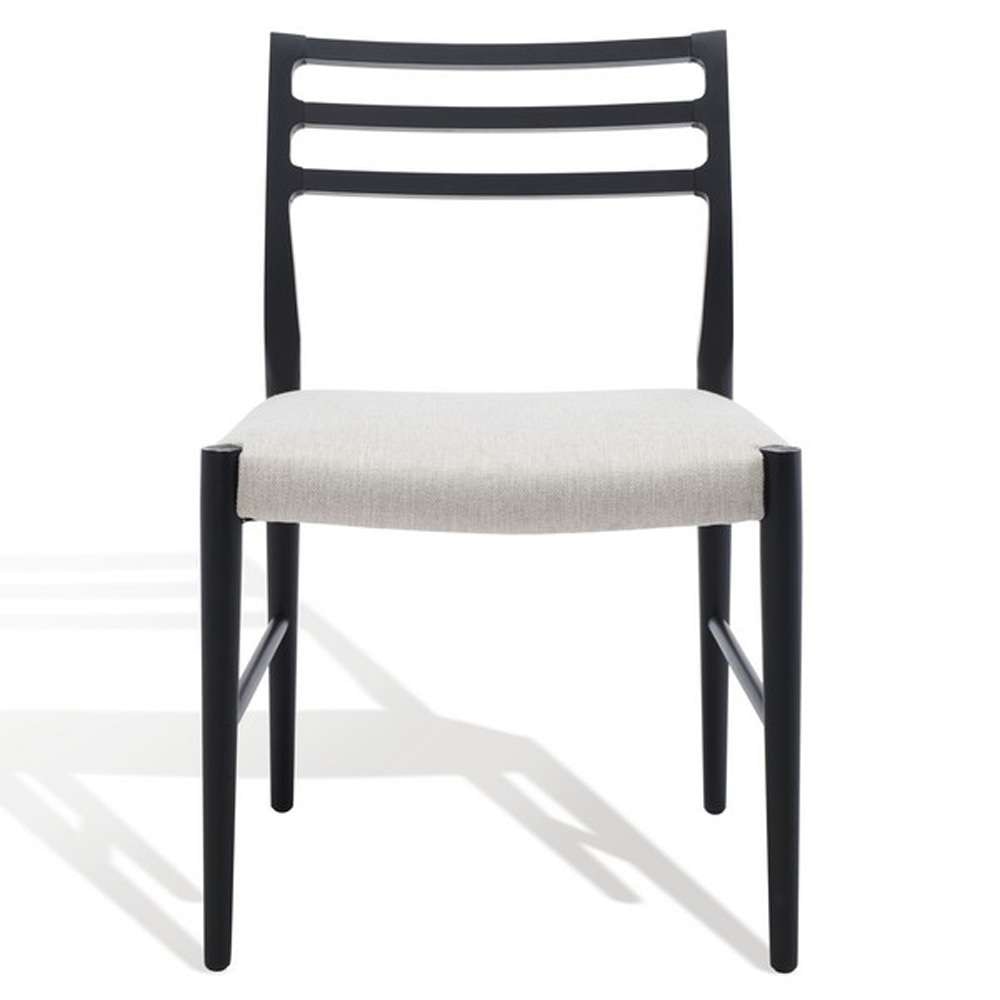Safavieh - Couture - Shaylyn Dining Chair - Taupe - Black - SFV5026A veiw 2