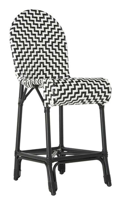 Safavieh - Shea Counter Stool - Black - White - PAT4020A veiw 4
