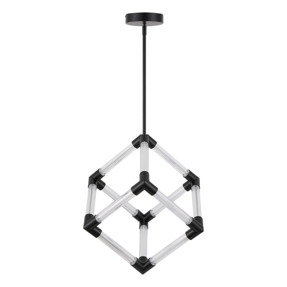 Safavieh - Sheila Acrylic Cube Pendant / Black / Clear - CTL1123A view 1