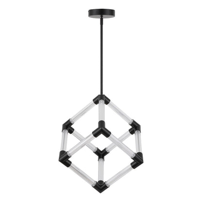 Safavieh - Sheila Acrylic Cube Pendant / Black / Clear - CTL1123A view 1