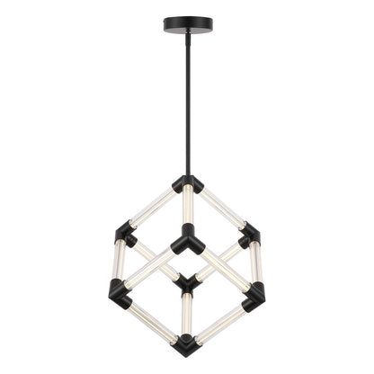 Safavieh - Sheila Acrylic Cube Pendant / Black / Clear - CTL1123A view 2