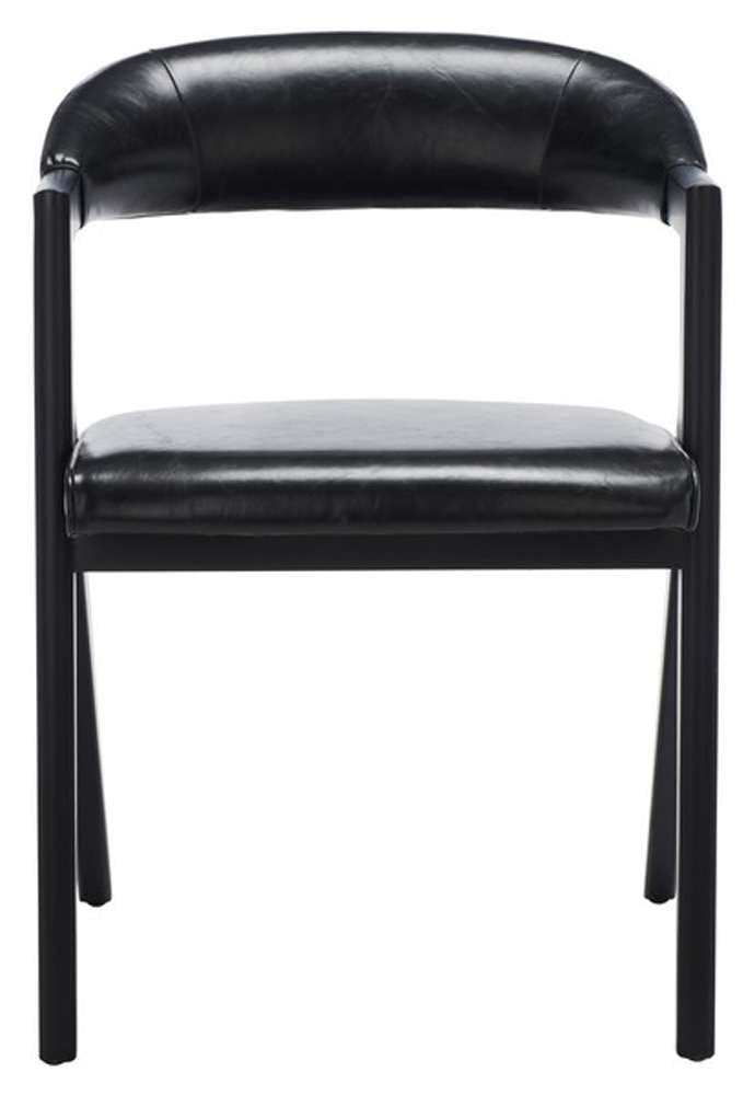 Safavieh - Couture - Sherisse Vegan Dining Chair - Black - SFV5024A veiw 1