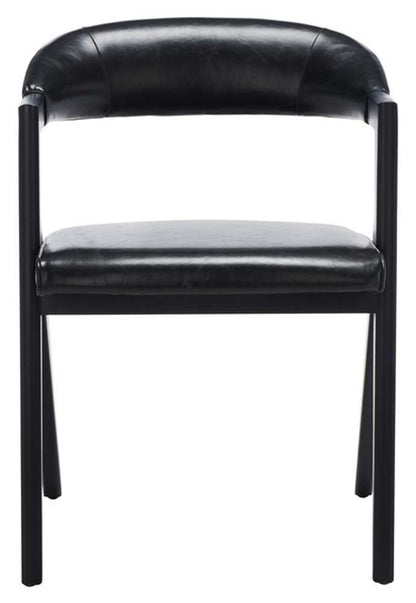 Safavieh - Couture - Sherisse Vegan Dining Chair - Black - SFV5024A veiw 1