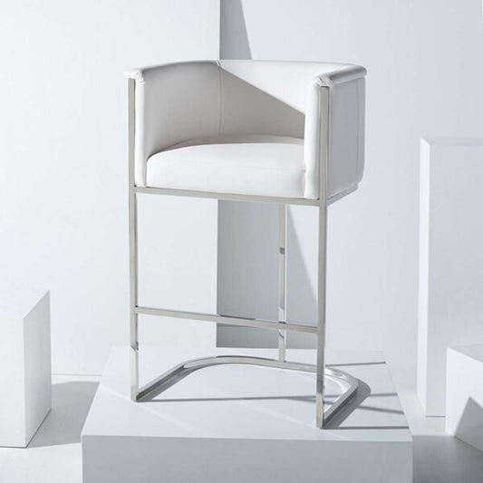 Safavieh - Couture - Shiloh Barstool - White - KNT7037A veiw 2