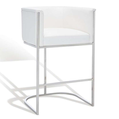 Safavieh - Couture - Shiloh Barstool - White - KNT7037A veiw 3