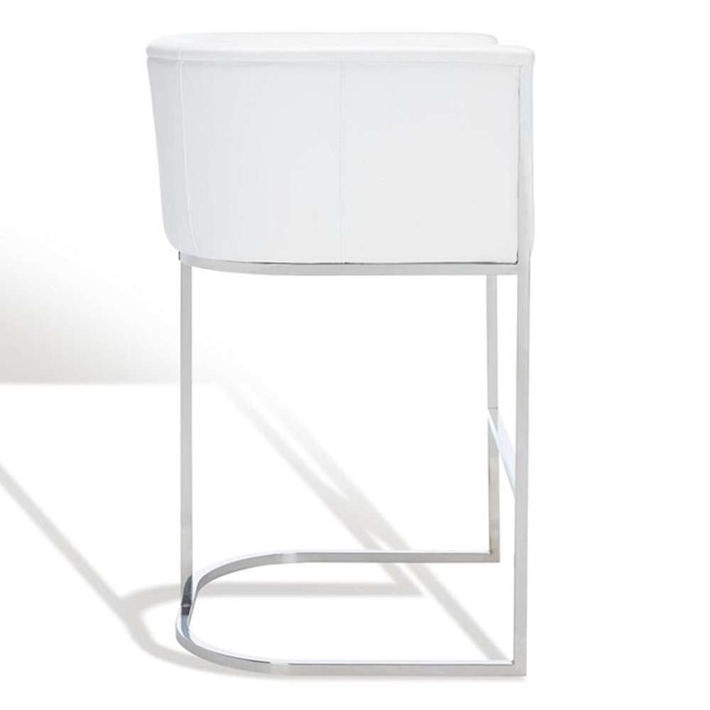 Safavieh - Couture - Shiloh Barstool - White - KNT7037A veiw 4