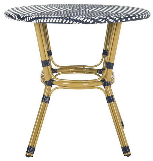 Safavieh - Sidford Bistro Table - Navy - White - PAT4012A veiw 1