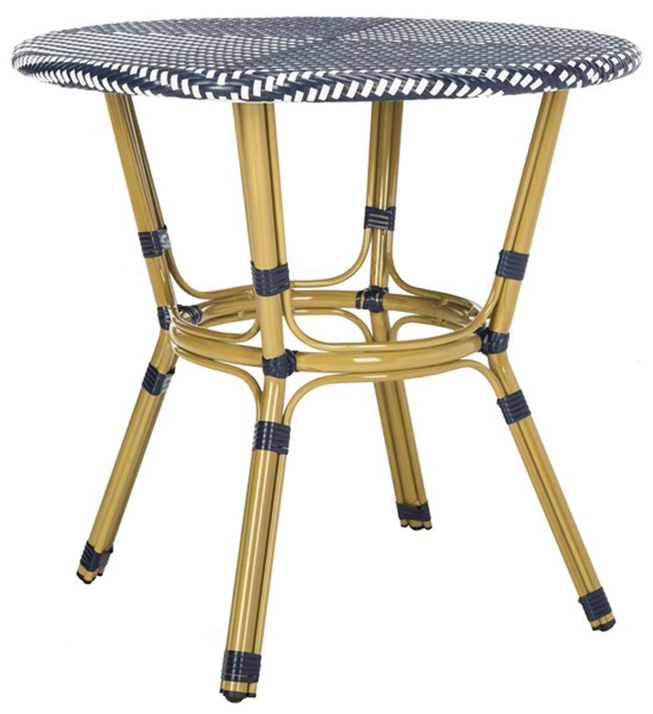 Safavieh - Sidford Bistro Table - Navy - White - PAT4012A veiw 3
