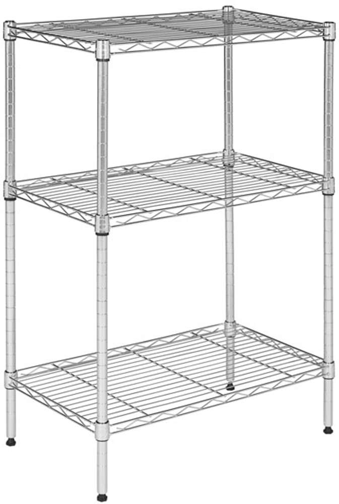 Safavieh - Sierra Mini 3 Tier Shelve - Chrome - HAC2000B veiw 3