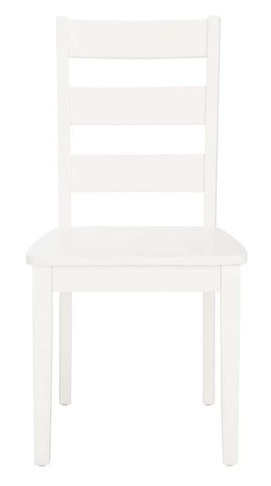 Safavieh - Silio Ladder Back Dining Chair - White  (Set of 2) - DCH9213B-SET2 veiw 1