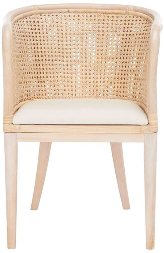Safavieh - Sistine Arm Chair W/ Cushion - Natural - White Washed - SEA4020A veiw 1
