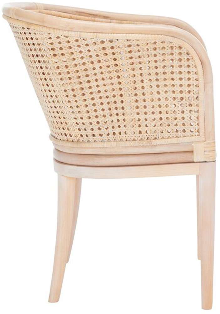 Safavieh - Sistine Arm Chair W/ Cushion - Natural - White Washed - SEA4020A veiw 4