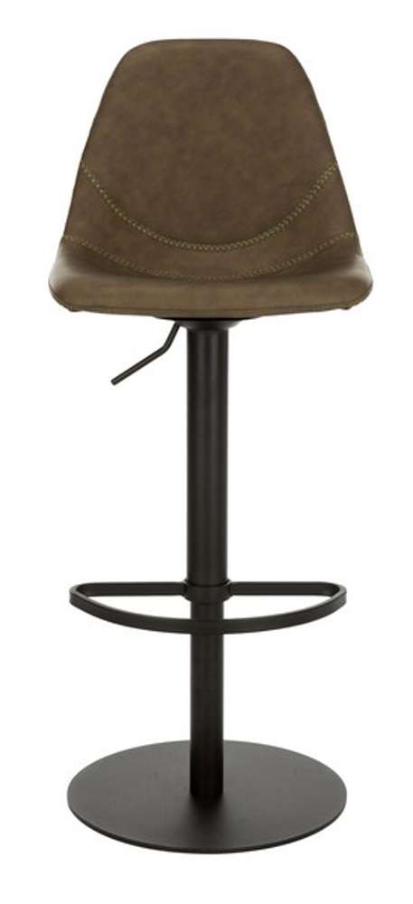 Safavieh - Sky Adjustable Swivel Barstool - Olive - Black - BST3003B veiw 1