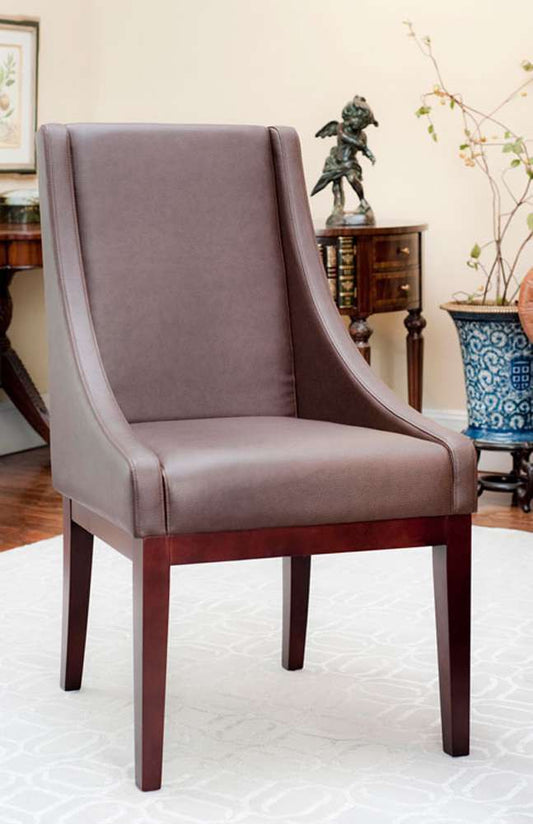 Safavieh - Sloping Arm Chair - Brown - MCR4500C veiw 2
