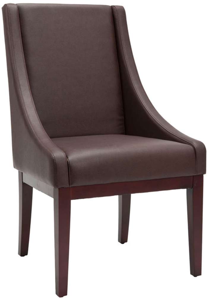 Safavieh - Sloping Arm Chair - Brown - MCR4500C veiw 3