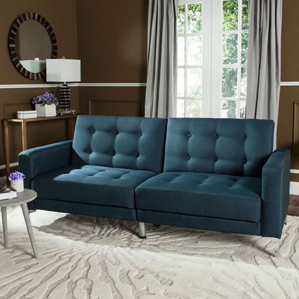 Safavieh - Soho Foldable Futon Sofa Bed - Navy - LVS2000C veiw 2