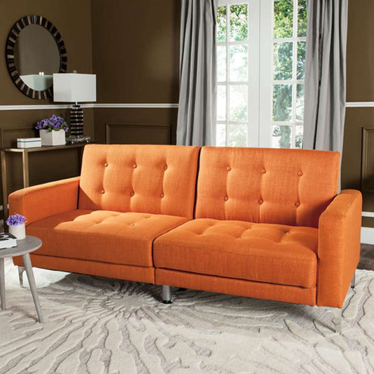 Safavieh - Soho Foldable Futon Sofa Bed - Orange - LVS2000A veiw 2