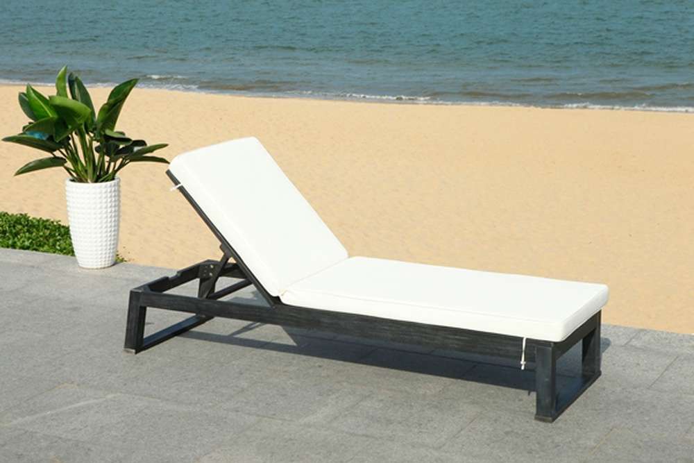 Safavieh - Solano Sunlounger - Black - Beige - PAT7024D veiw 2