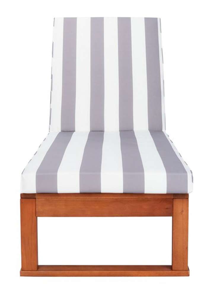 Safavieh - Solano Sunlounger - Natural - Grey Stripe - PAT7024G veiw 1