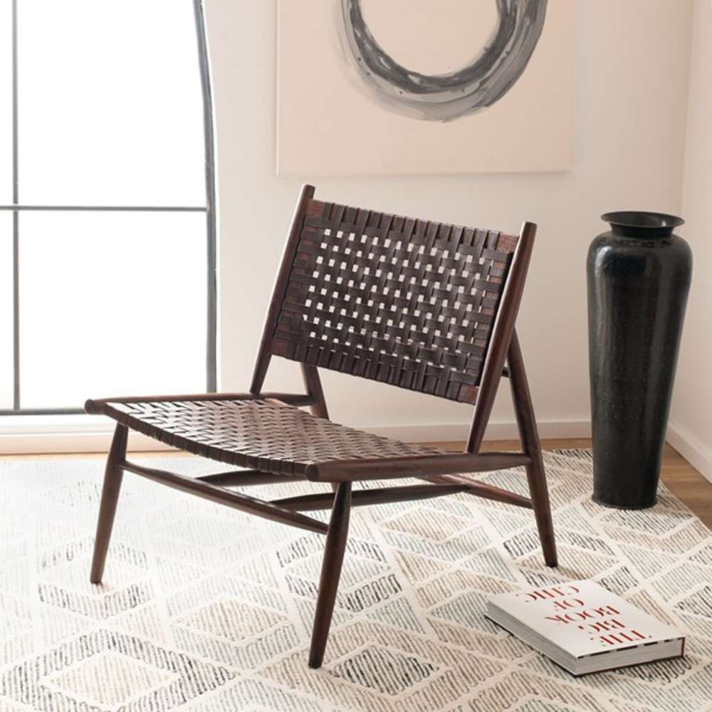 Safavieh - Soleil Accent Chair - Brown - Brown - ACH1001C veiw 2