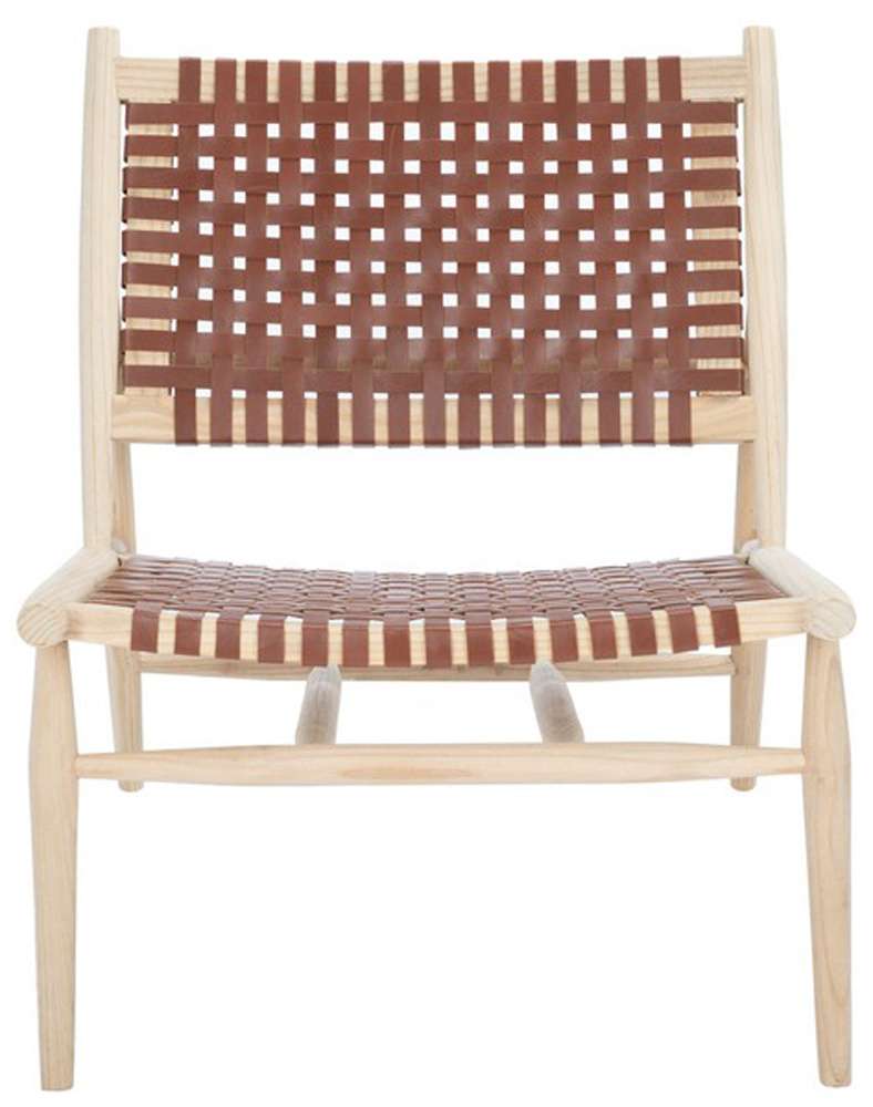 Safavieh - Soleil Accent Chair - Cognac - Natural - ACH1001E veiw 1