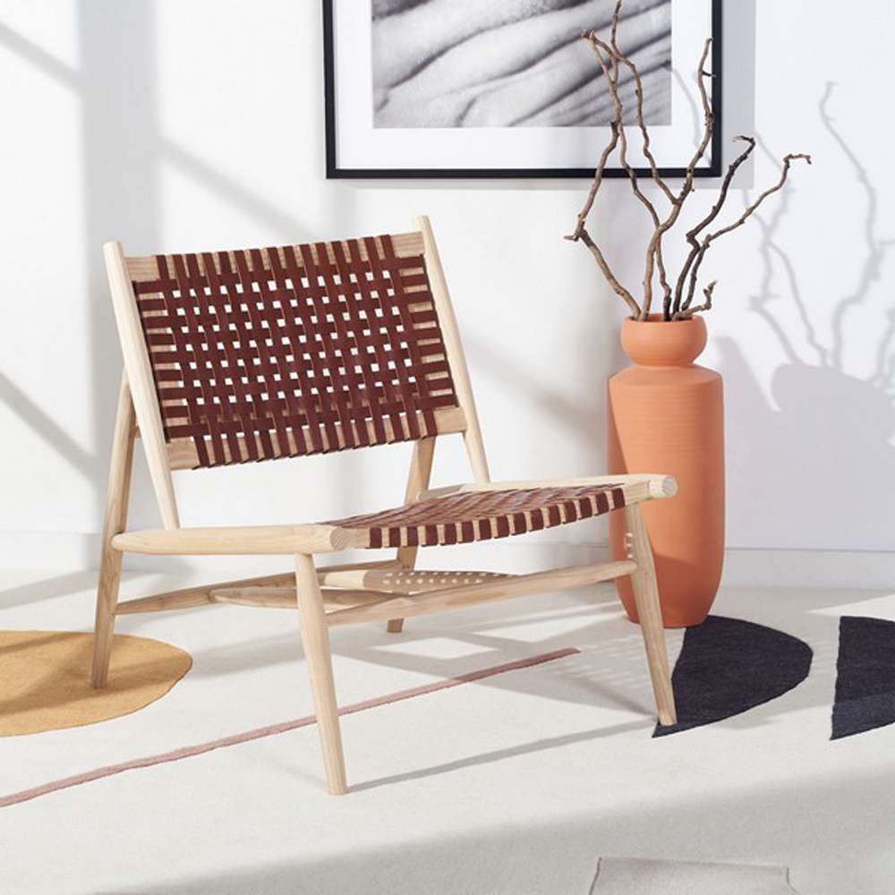 Safavieh - Soleil Accent Chair - Cognac - Natural - ACH1001E veiw 2