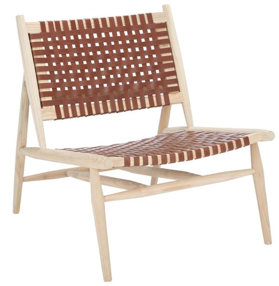 Safavieh - Soleil Accent Chair - Cognac - Natural - ACH1001E veiw 4