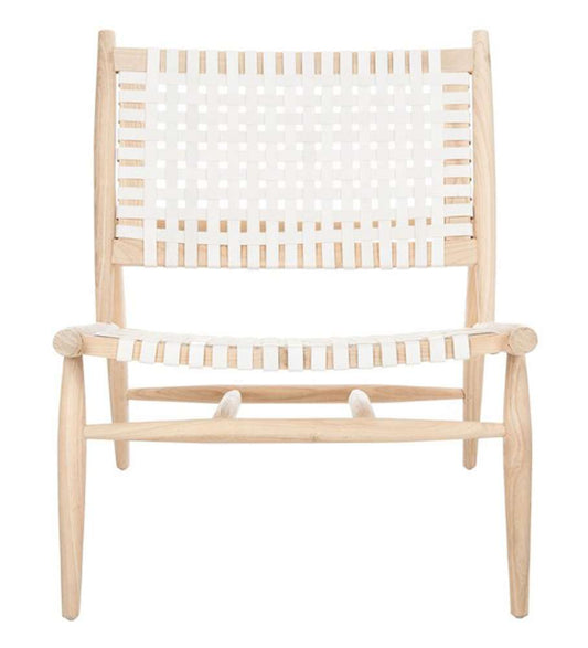 Safavieh - Soleil Accent Chair - White - Natural - ACH1001A veiw 1
