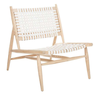 Safavieh - Soleil Accent Chair - White - Natural - ACH1001A veiw 3