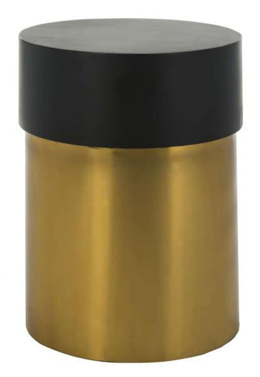 Safavieh - Solstice Round Side Table - Black - Gold - ACC3201A veiw 1