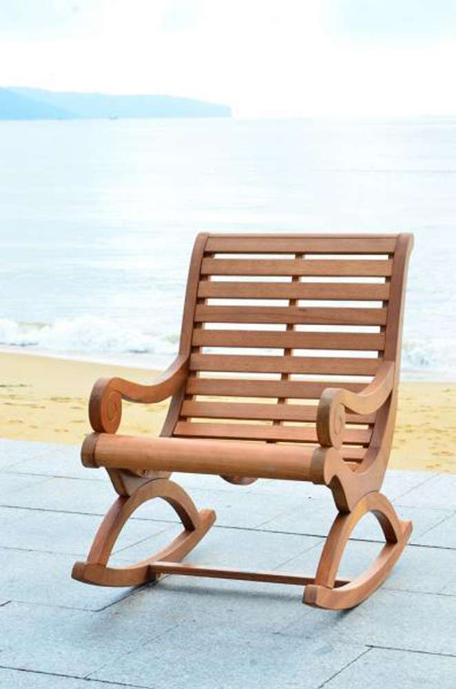 Safavieh - Sonora Rocking Chair - Teak - PAT7016B veiw 2
