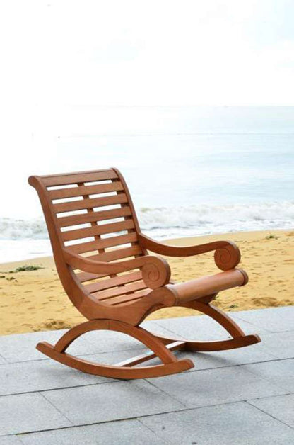 Safavieh - Sonora Rocking Chair - Teak - PAT7016B veiw 3